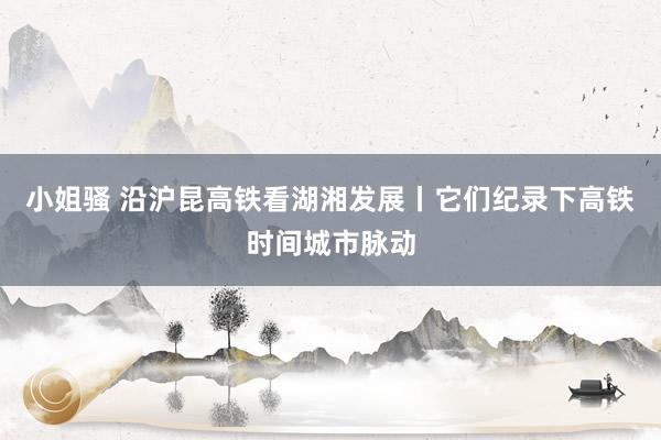 小姐骚 沿沪昆高铁看湖湘发展丨它们纪录下高铁时间城市脉动